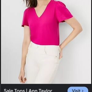 Ann Taylor Women's Pink Blouse